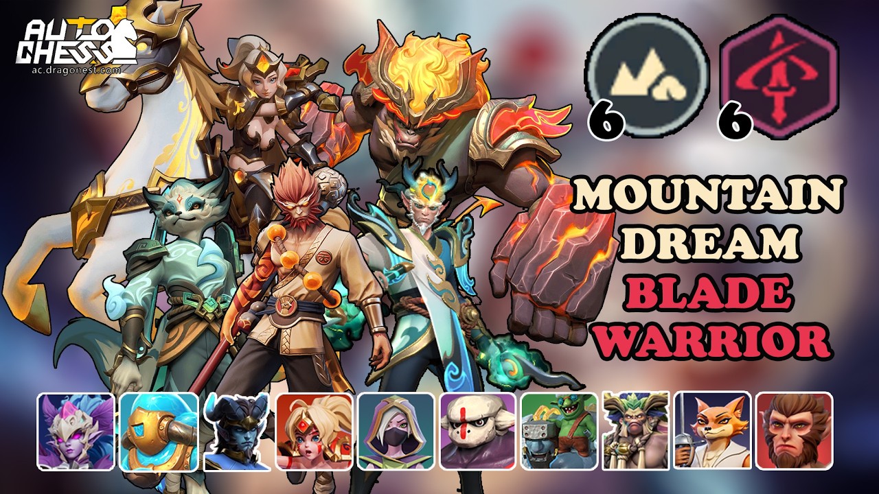 DRODO BRAWL MODE -🗻🗡️6 MOUNTAINSEA DREAM 6 BLADE WARRIOR • AUTO CHESS