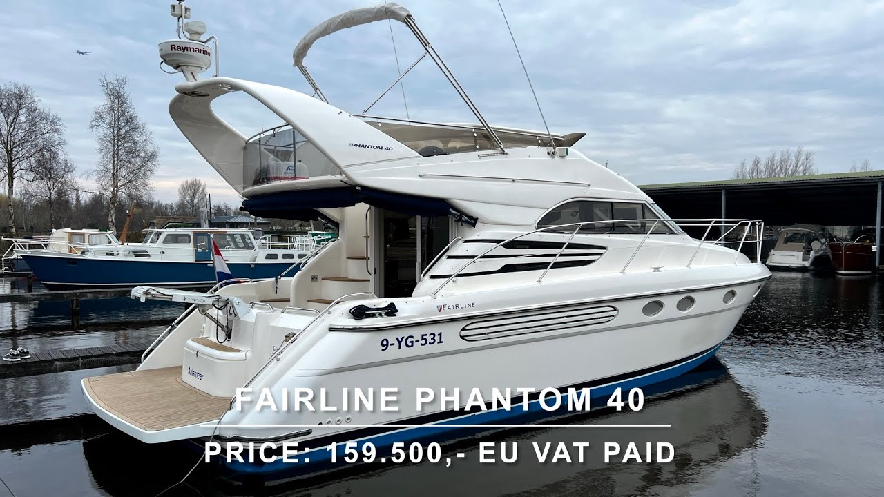 Fairline Phantom 40 flybridge for sale refit 2024
