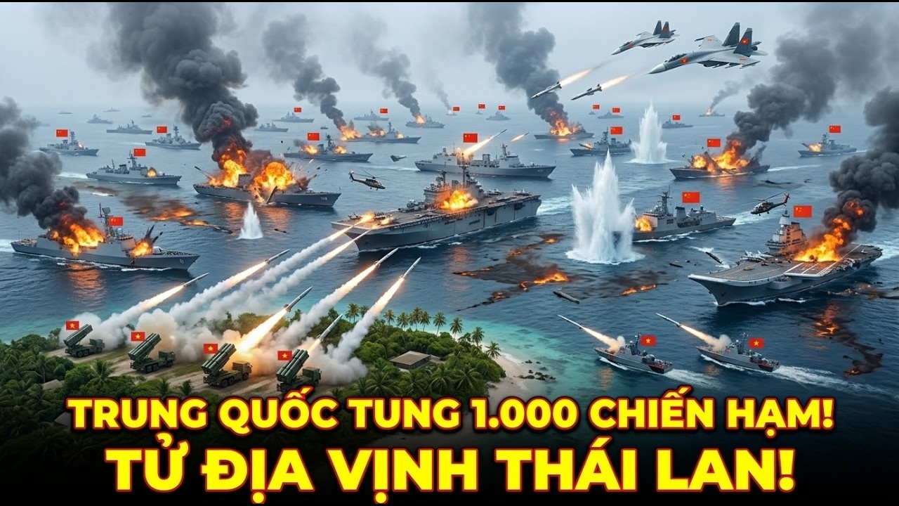 TRUNG QUỐC Đưa Hạm Đội Nam Hải Vào Vịnh Thái Lan - Phong Toả HÀ TIÊN - | Hải Quân Việt Nam Tử CHiến