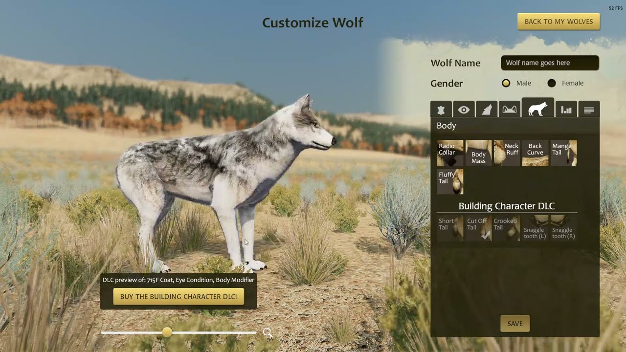 WolfQuest:AE| The New Building Character DLC