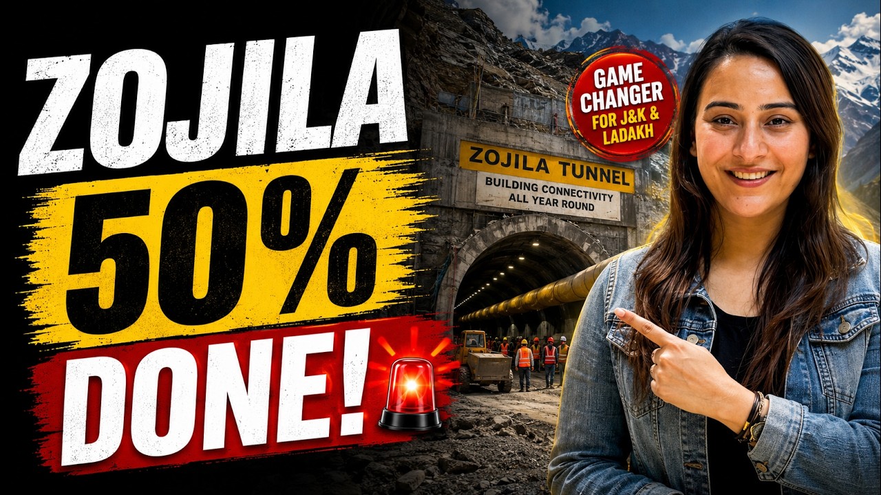 Zojila Tunnel Crosses 50% Completion 🚨 Everything you need to Know.