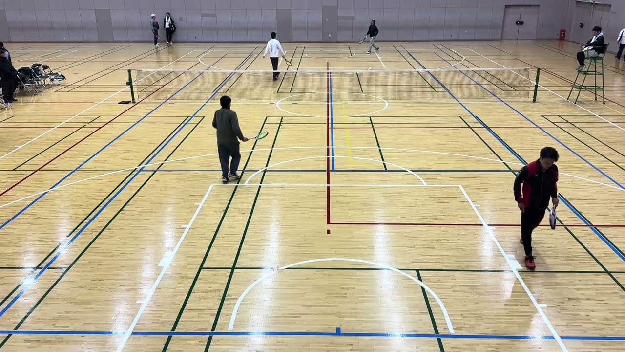 ソフトテニス　仙南インドア　岩沼STC　高村・菊地　vs   