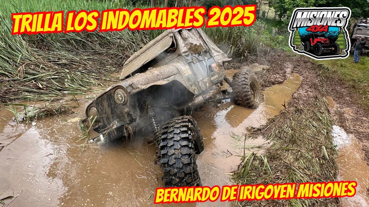 TRILLA LOS INDOMABLES 2025, Jeep Club Los Indomables, Bernardo de Irigoyen Misiones