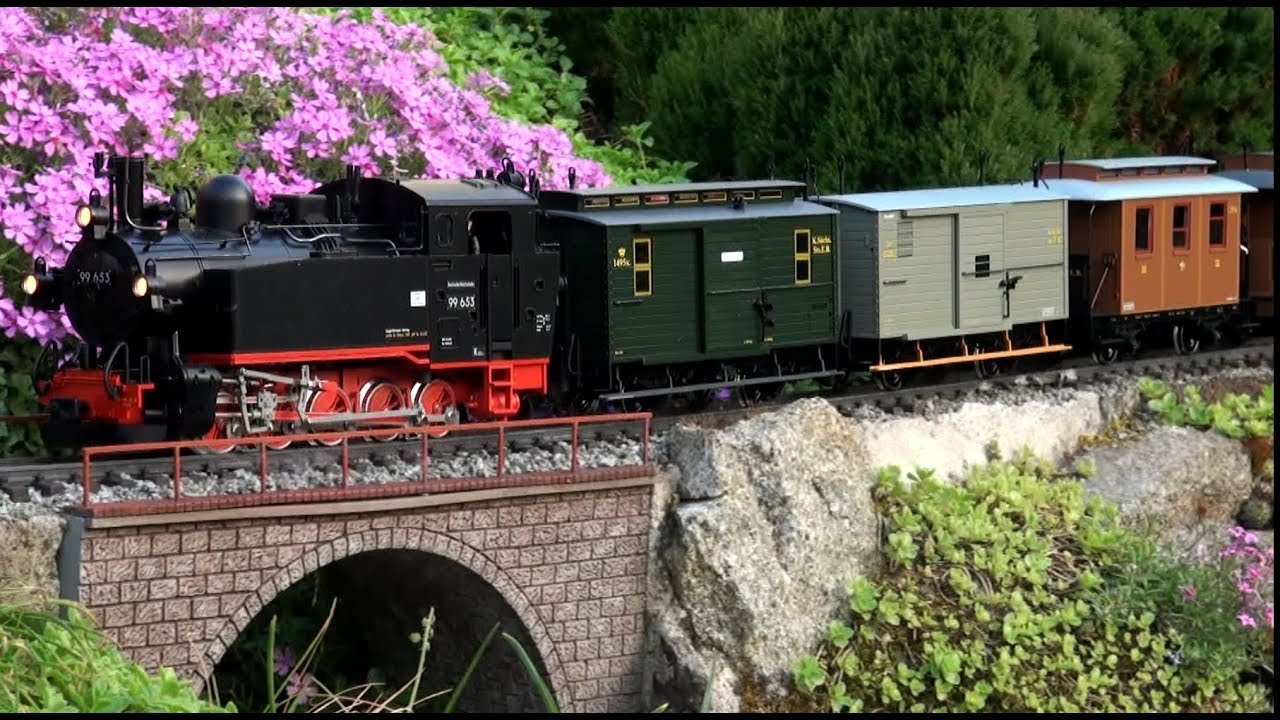 10.Östl. Gartenbahntreffen 2018, Teil 1/5 Sächs. Schmalspurbahnen