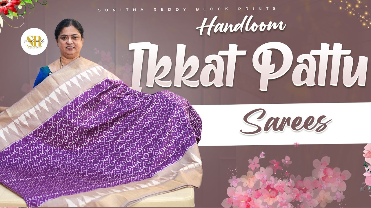 Ikkat Pattu Silk Sarees | Premium Handloom Collection | Jejis Vlogs