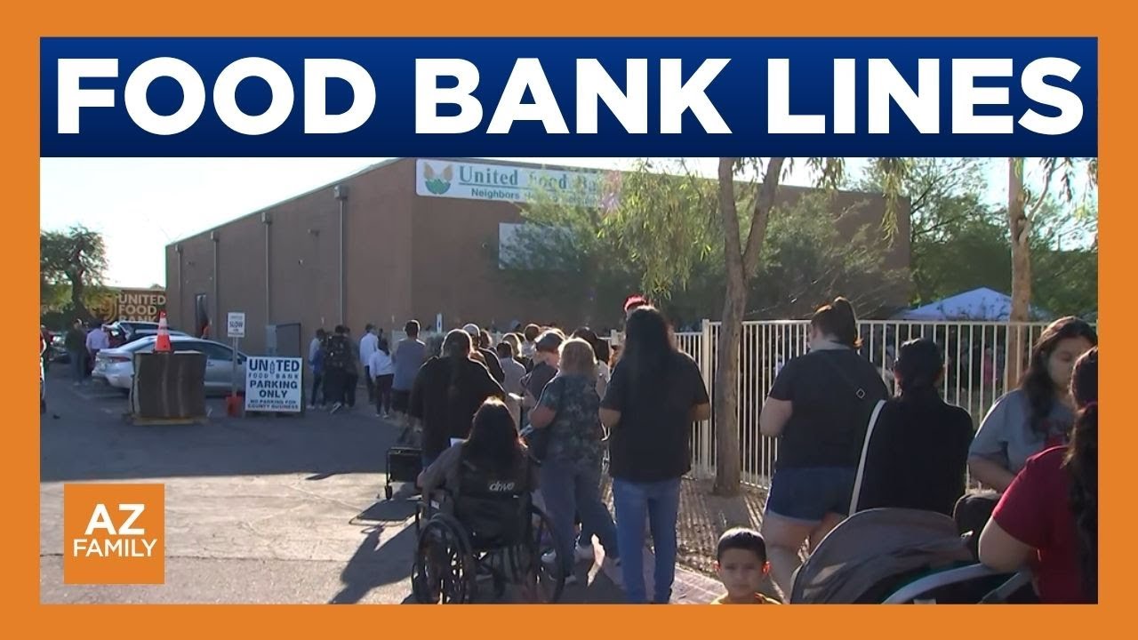 Lines grow at Phoenix-area food banks ahead of SNAP lapse