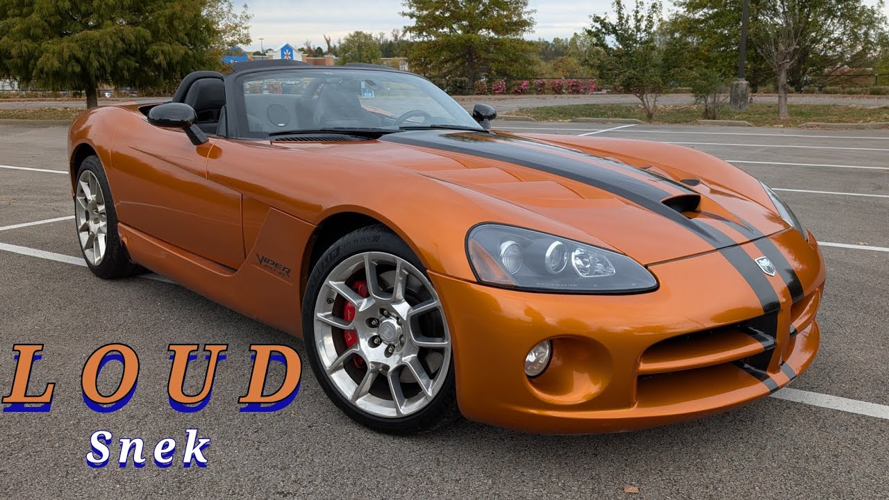 Muffler Delete / 2008 Dodge Viper SRT10 8.4l 600hp v10 Straight Pipe