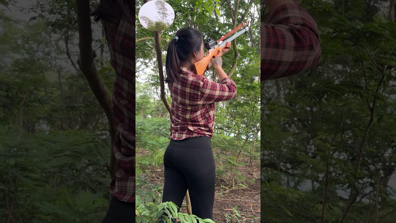 Slingshot Hunting Wild Birds  #Slingshothunting #Slingshot #Diy #Carfts