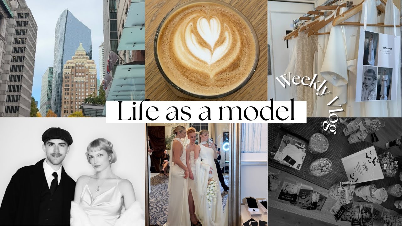 Weekly vlog | Production Fittings, Bridal Runway show, Halloween week shenanigans