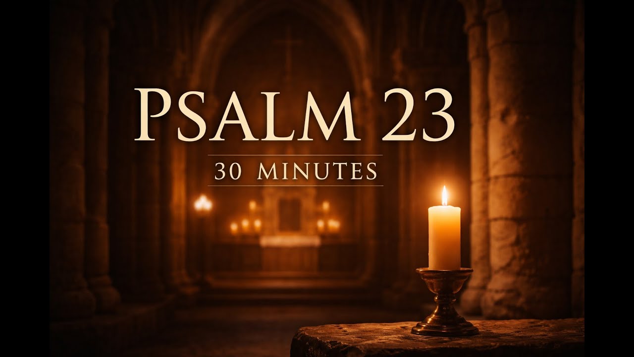 Psalm 23 Prayer – The Lord Is My Shepherd | 30 Minute Gregorian Chant 4K