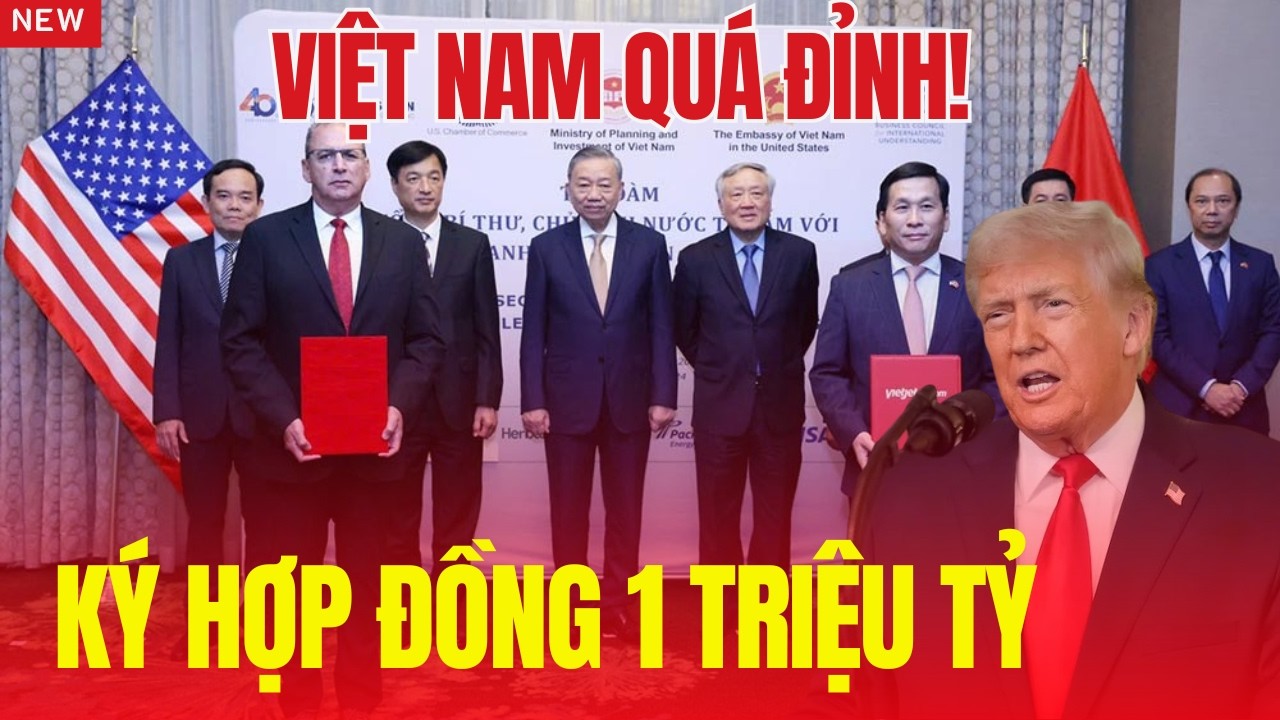Việt Nam Và Mỹ Ký Hợp Đồng 1 Triệu Tỷ: TT Trump Lập Tức Đổi Giọng Điệu Với Việt Nam!