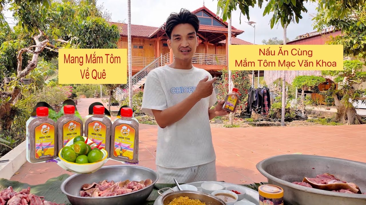 Mang Mắm Tôm về quê nấu cho cả gia đình món ngon từ heo bản | Mạc Văn Khoa 😍 