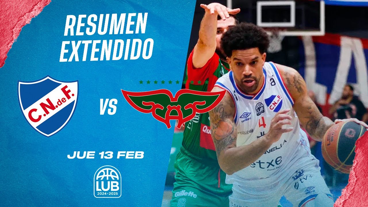 🏀Resumen Extendido:  Nacional vs Aguada - Liga Uruguaya de Básquetbol 2024-25