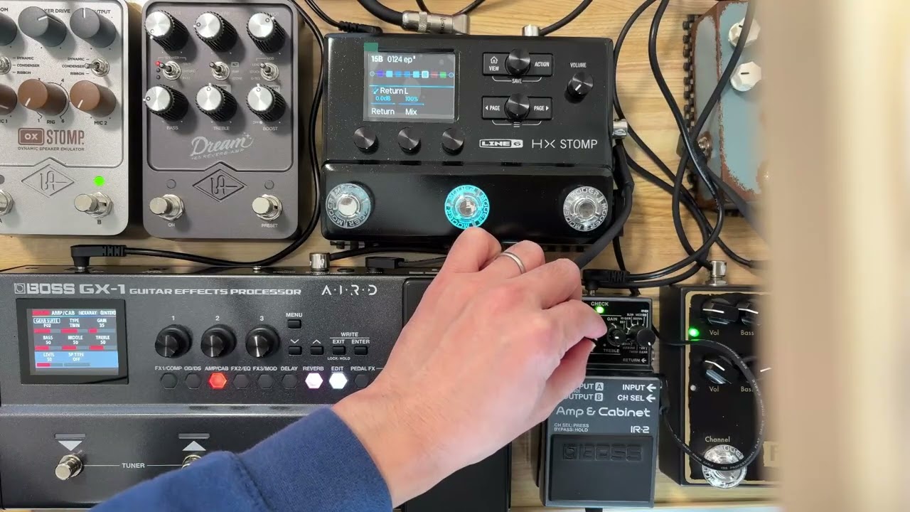 【Twin Reverb】GX-1 vs IR-2（with OX STOMP） – Surprisingly Different