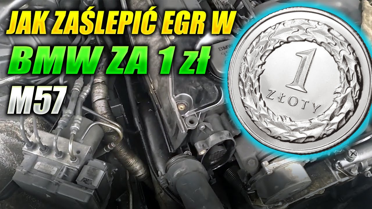 BMW E60 - SKUTECZNE USUNIĘCIE EGR MONETĄ | E46 E39 E90 | EGR DELETE PORADNIK | JAK ZAŚLEPIĆ EGR