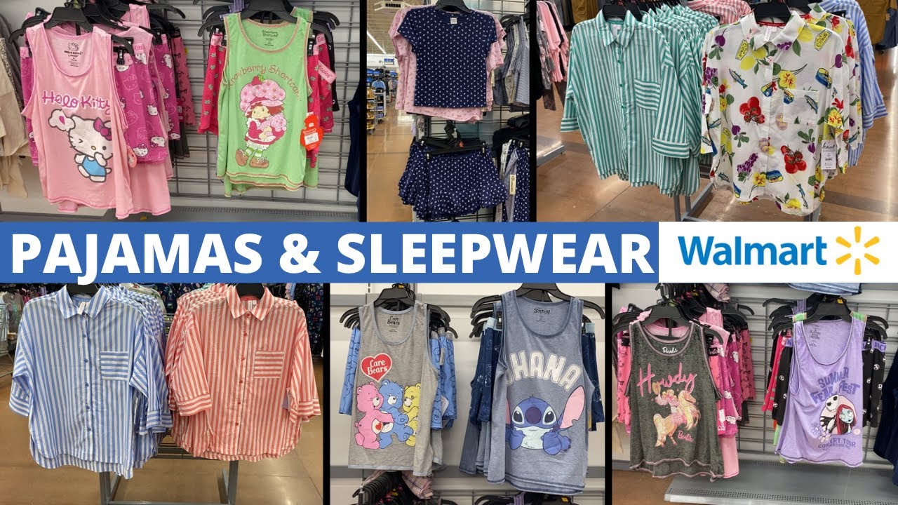 💛NEW PAJAMAS AT WALMART‼️WALMART SHOP WITH ME | WALMART PAJAMAS | SPRING PAJAMAS | WOMEN’S PAJAMAS