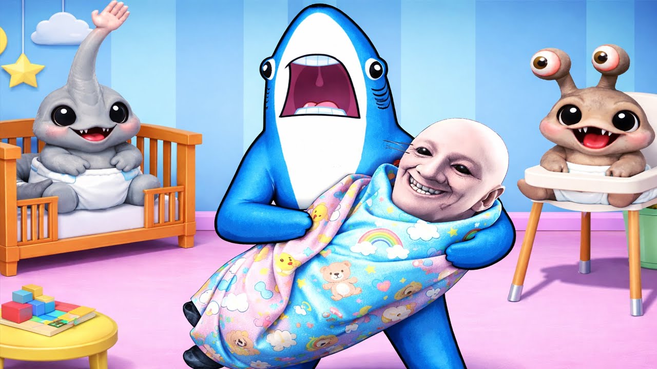 DRACULASS ADOPTA MONSTRII BEBE A OCEANULUI LA GRADINITA LUI BANBAN! BEBE SEA EATER E PREA DRAGUT!!!