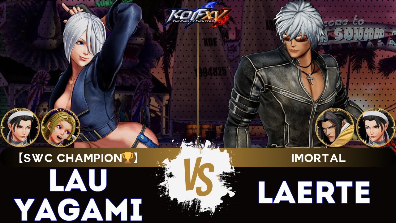 KOF XV🎞️LAUYAGAMI (Angel/Hinako/Chizuru) vs LAERTE (K'/Gato/Chizuru) 🎞️Replay Match - 11/25