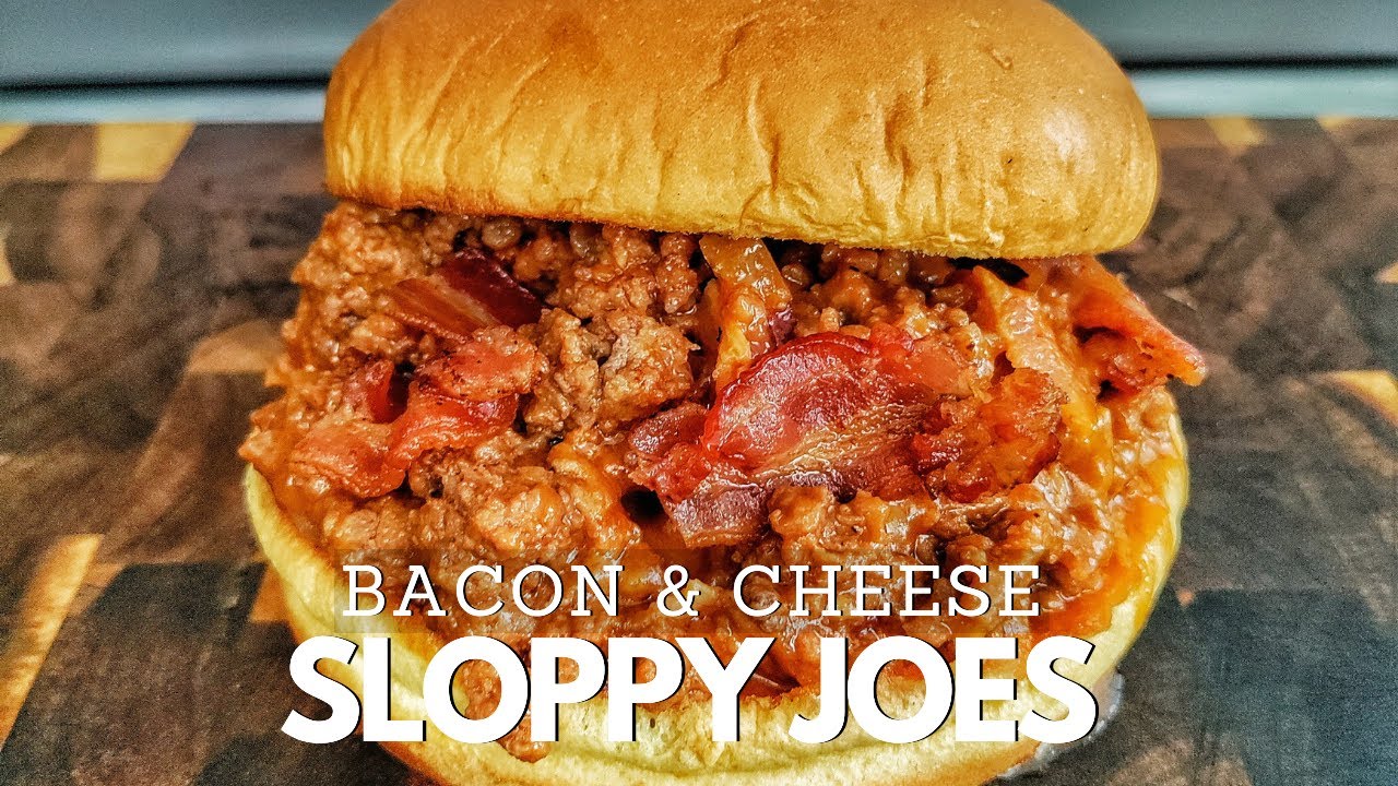 How To Make A Bacon & Cheese Sloppy Joe Burger
