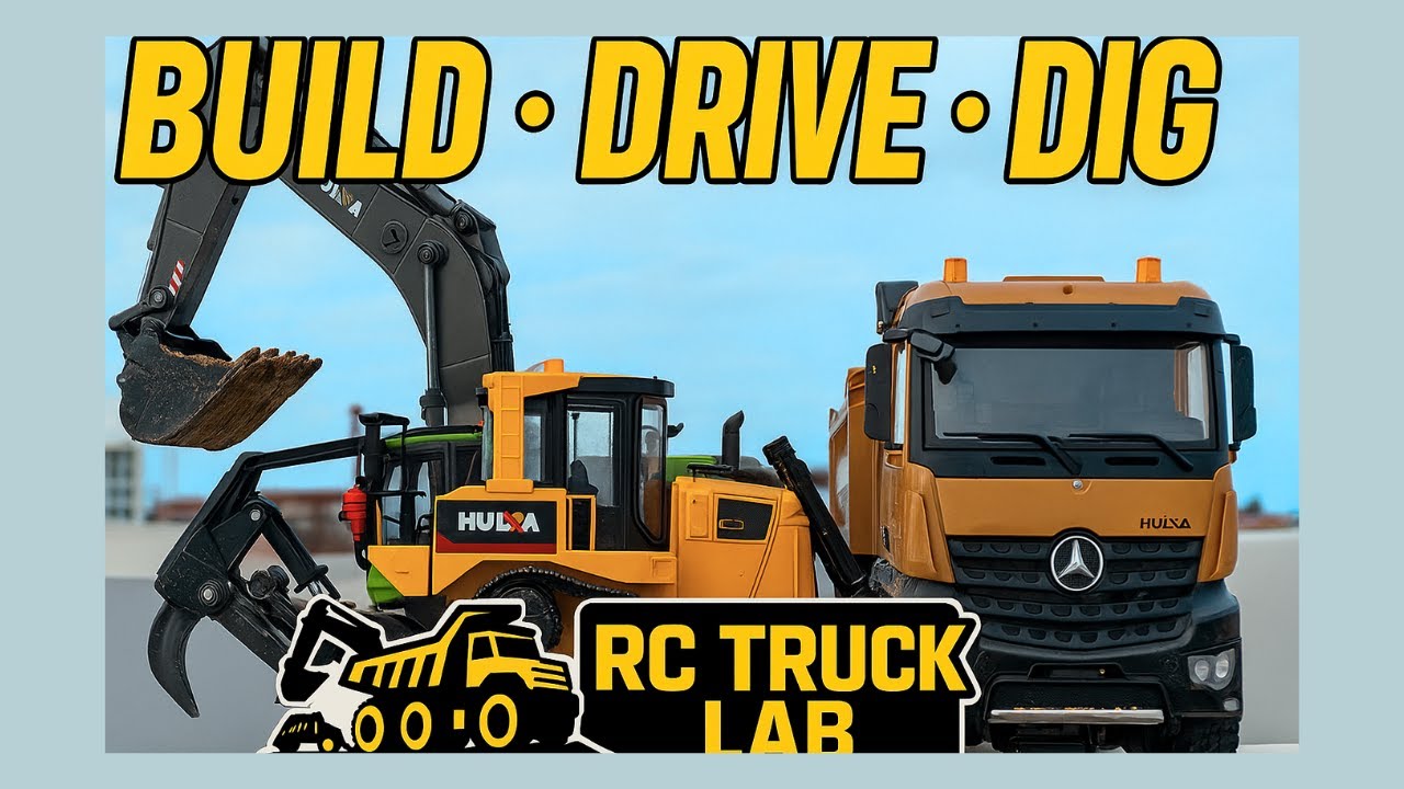 Truck, Excavator and Bulldozer Fun Driving 🚖