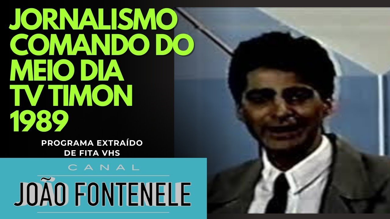COMANDO (1989) – Jornalismo da antiga TV TIMON - Assassinato deputado Abraão Gomes