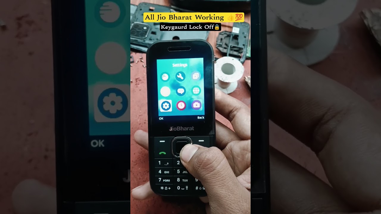 Jio Bharat Auto Keypad Lock Off 🔐 Jio Keypad Lock Off 🔒 jio Bharat V4 keypad lock off 📱👍💯