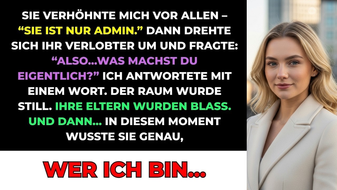 Meine Schwester Verhöhnte Mich Vor Allen — Dann Wurde Der Verlobte Blass： ＂Sie Sind Die Richteri