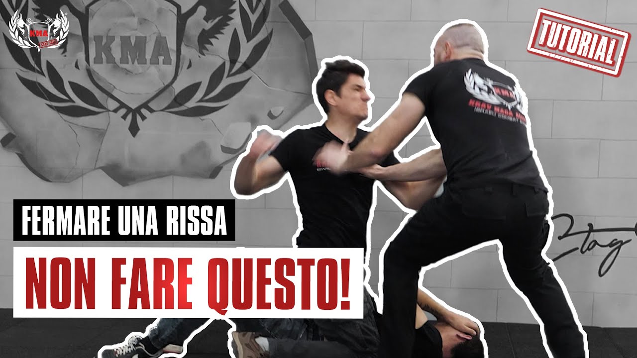FERMARE UNA RISSA, TESTO LE TECNICHE Krav Maga - Tutorial || Manuel Spadaccini
