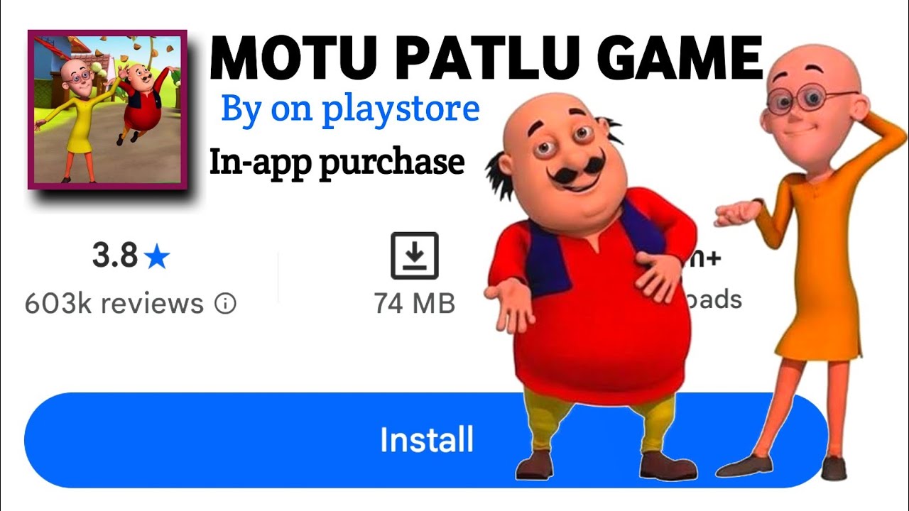 I played Motu Patlu Games On Playstore 😂 | Funny Gaming #motupatlu @Lextroyt