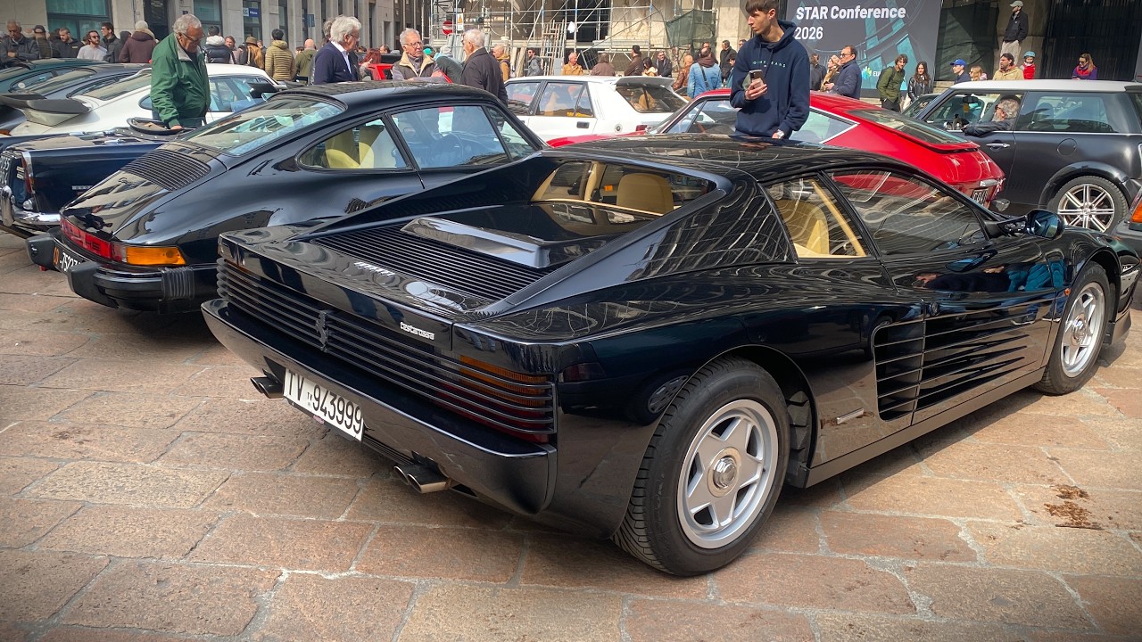 Sunday Classic Car meeting in Milan | Maserati Sciadipersia, 924 Carrera GT, Ferrari Dino & More!