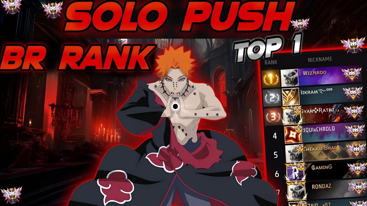 Solo BR Rank Push 💣 | Every Match = Survival | Free Fire 