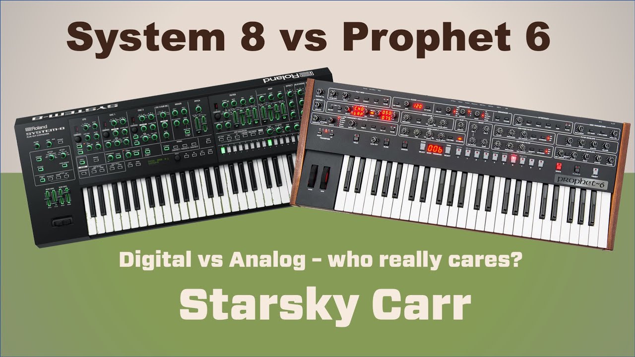 Аналоговые и цифровые синтезаторы: Roland System 8 и Prophet 6 — современная классика против клас...