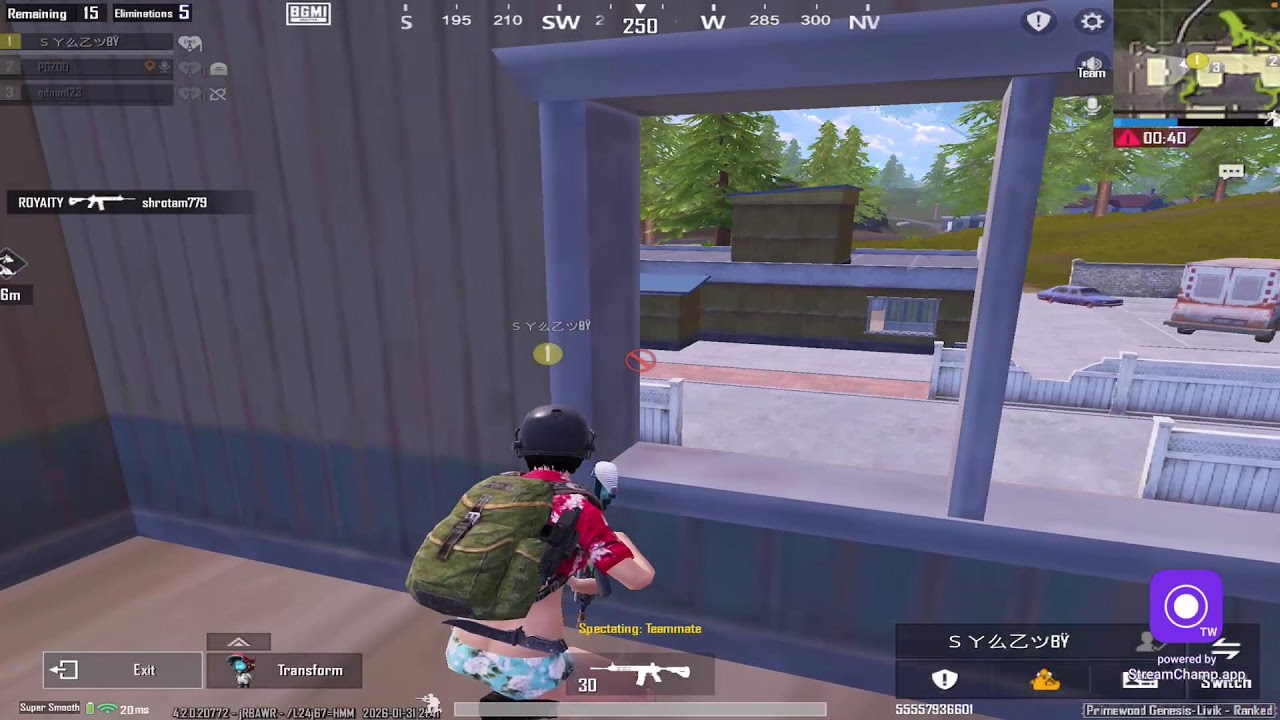 Live BGMI Aggressive Gameplay 😈😈