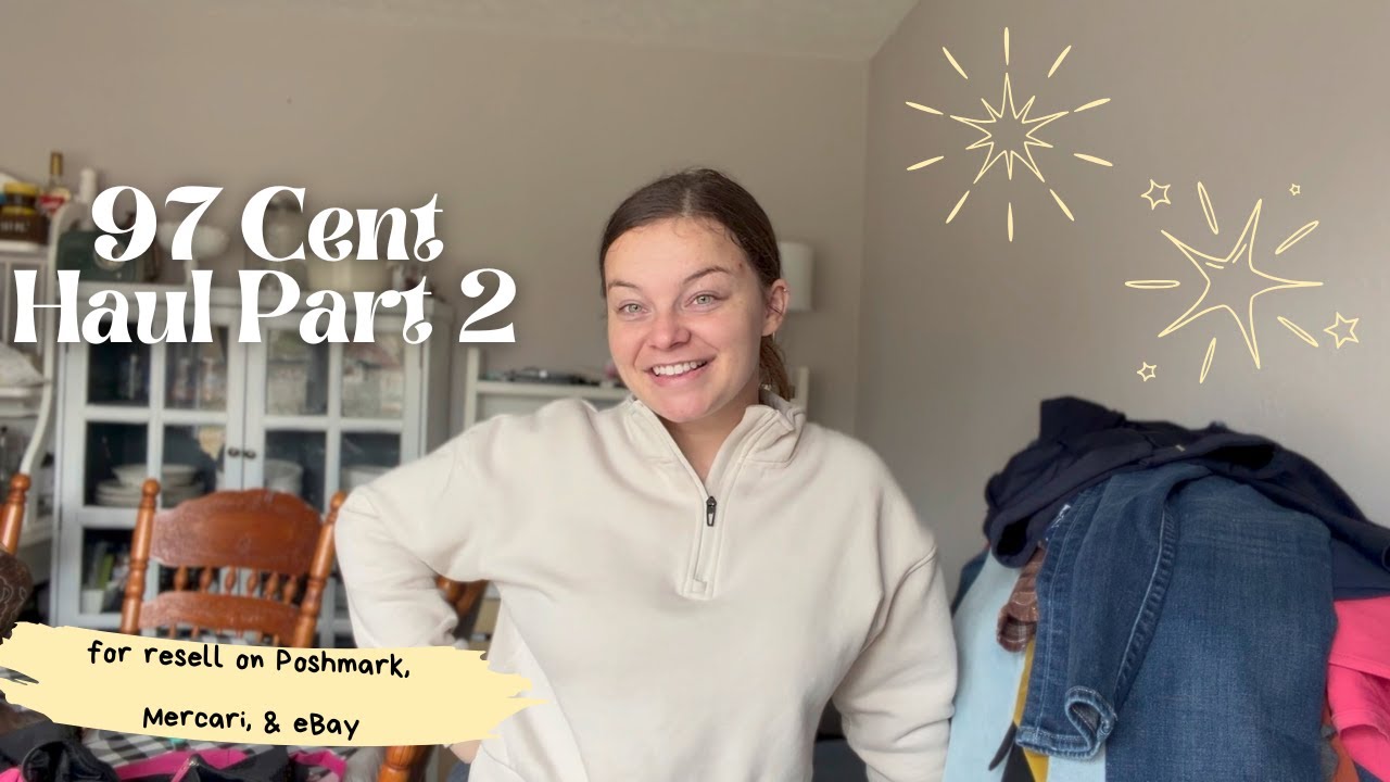 $0.97 Thrift Store Sale Haul for Resell on Poshmark, eBay, and Mercari! Part 2
