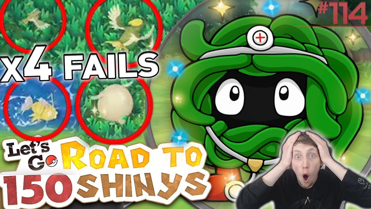 2000+ ENCOUNTER SHINY TANGELA REACTION! • Pokémon Let's Go Pikachu & Eevee SHINY #052