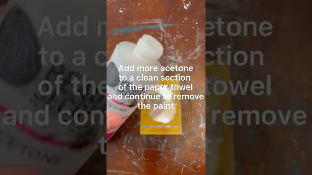 How To Strip a Holographic Pok&eacute;mon Card