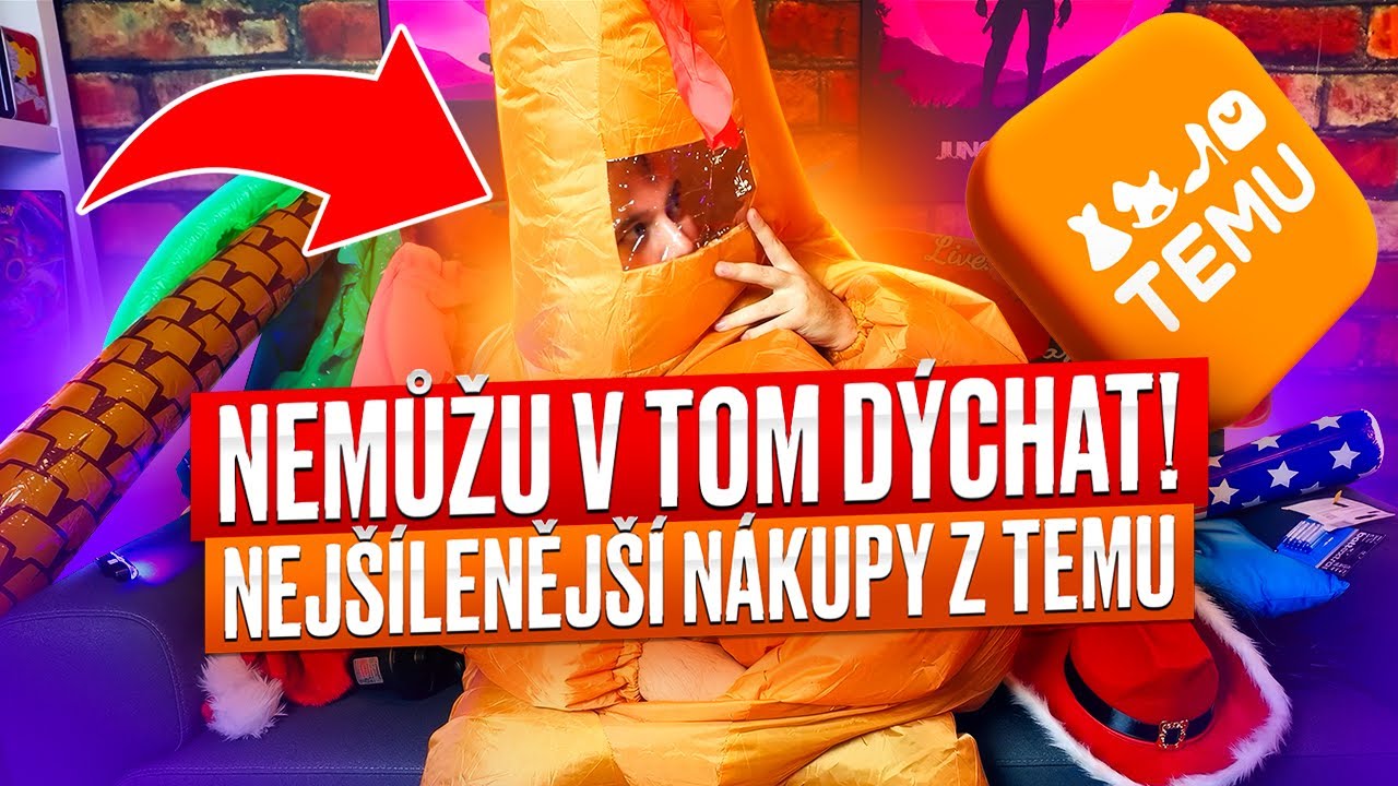 NEMŮŽU V TOM DÝCHAT! - NEJŠÍLENĚJŠÍ NÁKUPY Z TEMU SPECIÁL