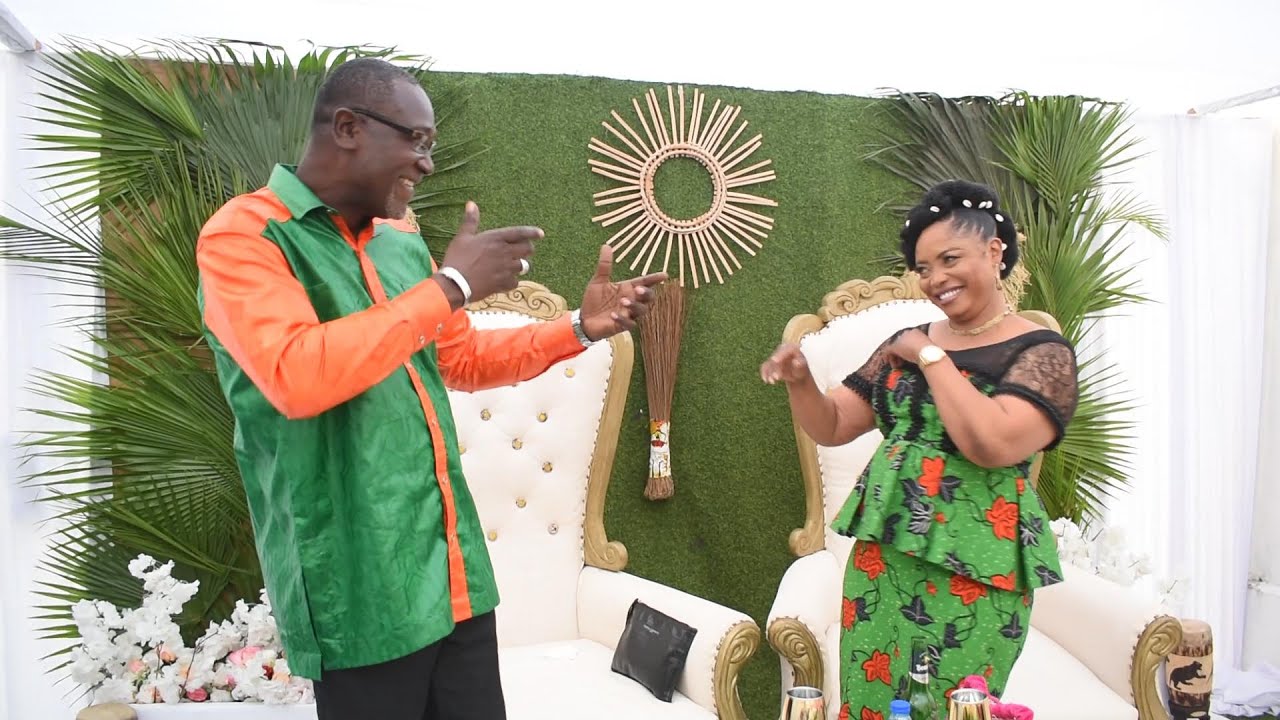 Mariage coutumier d'Eudoxie & Jacques Aubin à Pointe Noire