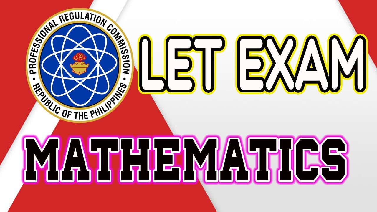 📚 LET REVIEWER 2021 : MATHEMATICS