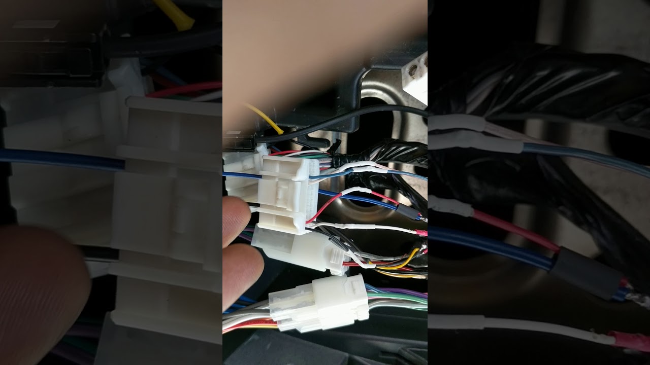 2015 Sienna replacing factory radio with aftermarket unit and wiring stock backup camera