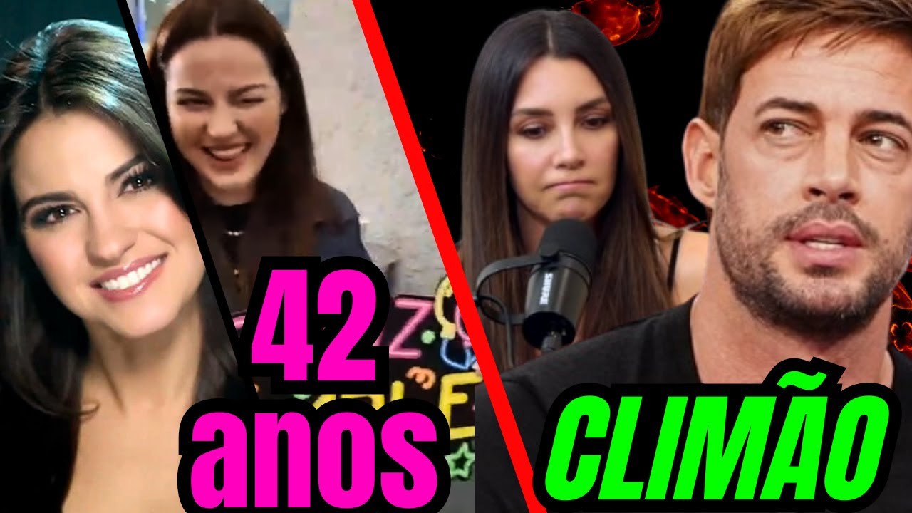 42 ANOS DE MAITE PERRONI | WILLIAM LEVY E ELIZABETH VOLTAM À TROCAR INDIRETAS PESADAS EM PÚBLICO