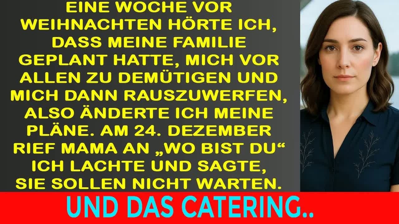 „Eine Woche vor Weihnachten hörte ich, wie meine Familie plante, mich zu demütigen – und dann…“