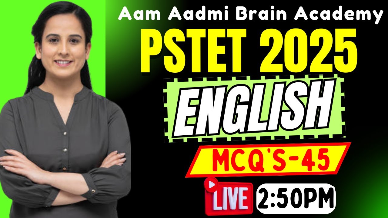 PSTET 2024 ENGLISH  | PSTET Paper preparation | PREVIOUS YEAR QUESTIONS |PSTET ENGLISH |