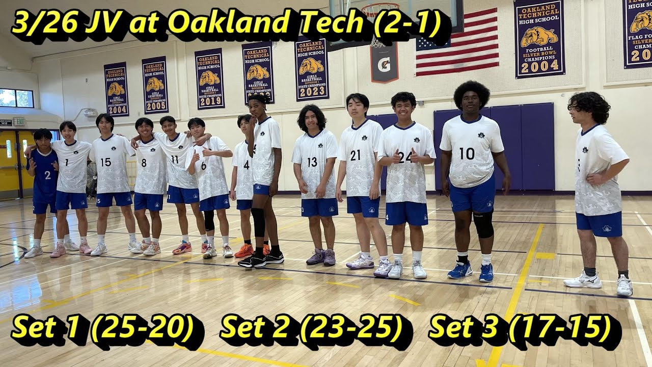 3/26 JV at Oakland Tech (2-1)