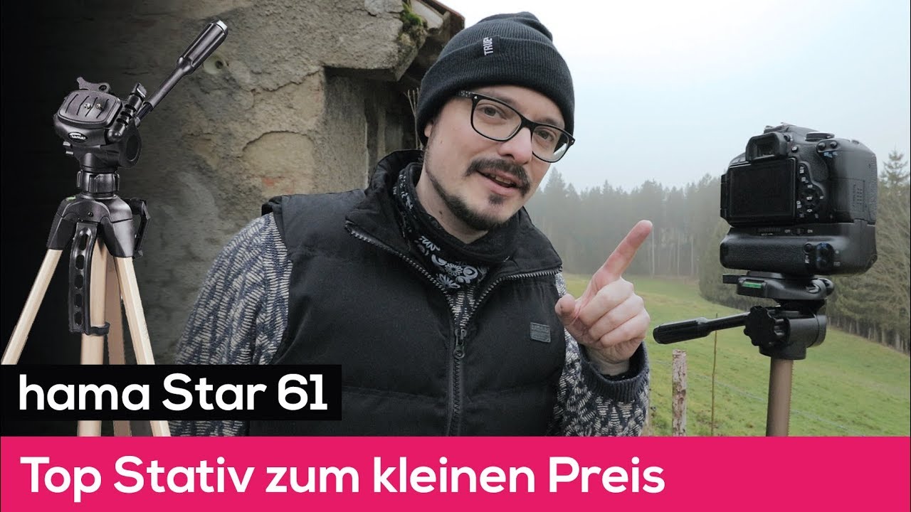 Praktisches Foto- und Videostativ - extrem preiswert | hama Star 61 - Review