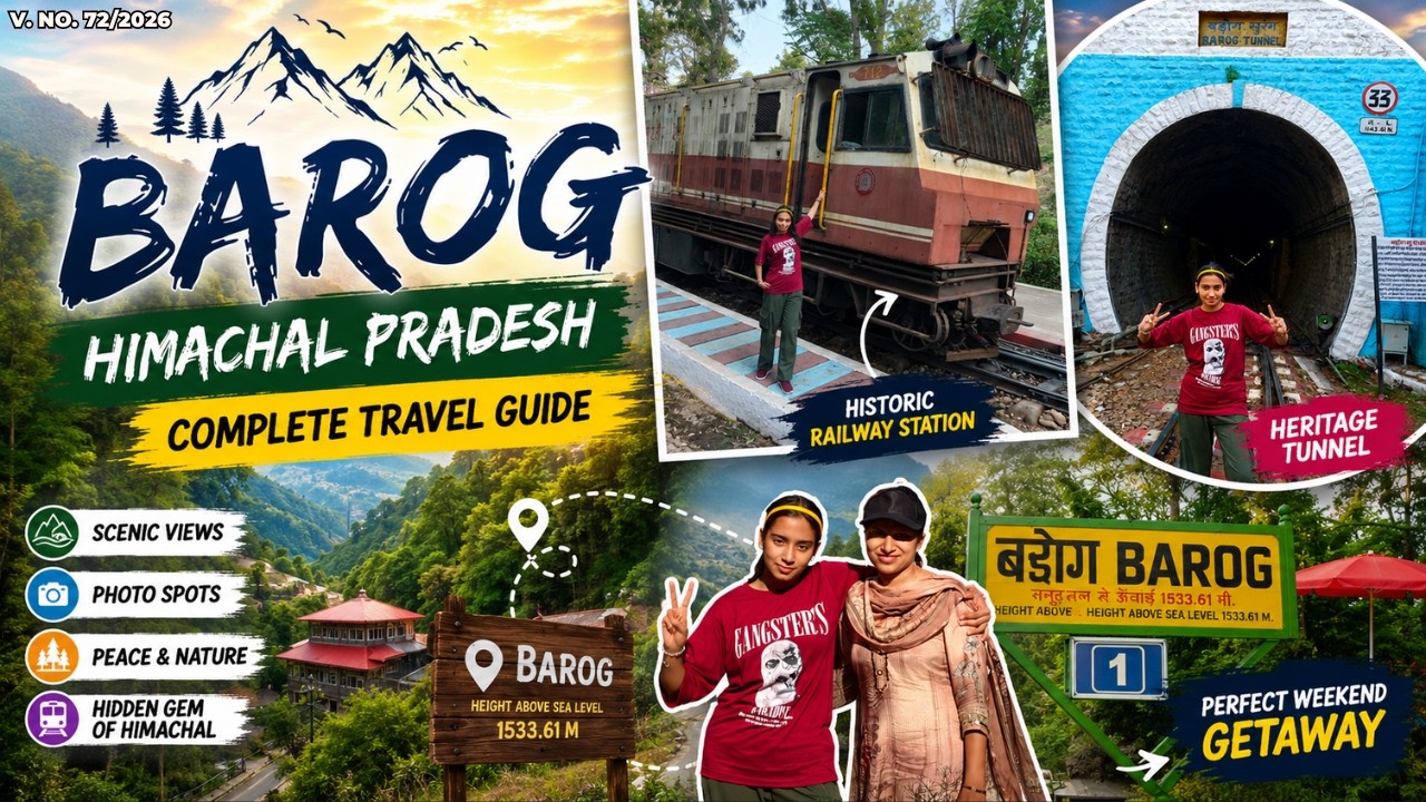 Barog Himachal Pradesh 😍 | Barog Tourist Places | Barog Haunted Railway Station | Solan | Kasauli