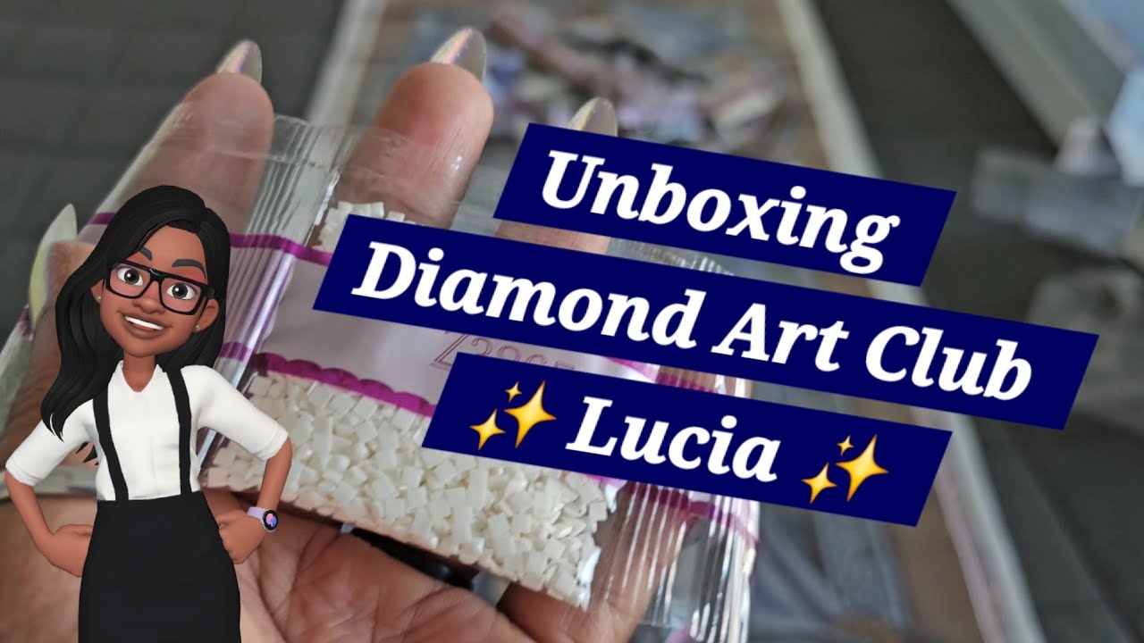 Распаковка Diamond Art Club✨️Люсия✨️