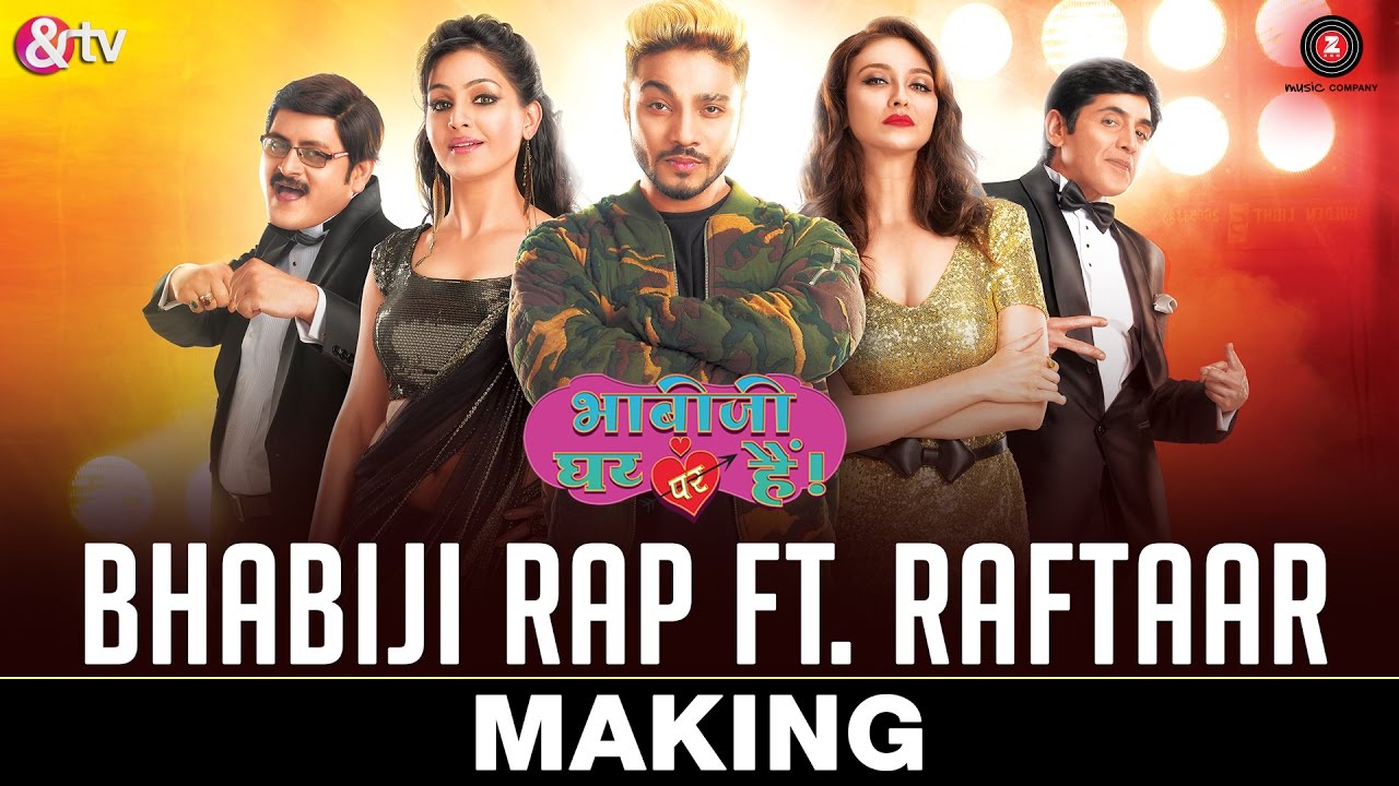 BhabiJi Rap Song - Making | Raftaar | Anmol Malik | Bhabiji Ghar Par Hain presented by &TV