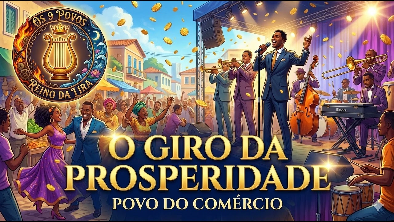 Povo do Comércio: O Giro da Prosperidade | Samba-Funk, Sorte e Abundância (Série Reino da Lira)