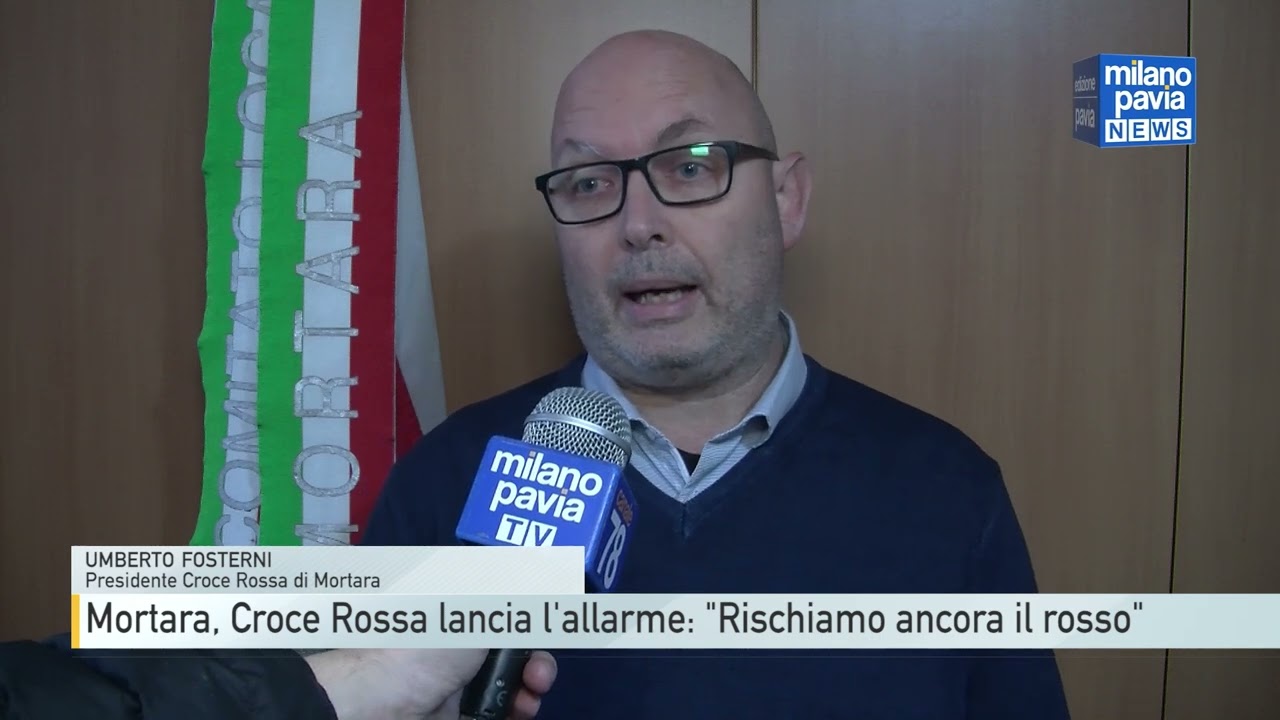 Mortara, Croce Rossa lancia l'allarme: ”Rischiamo ancora il rosso”